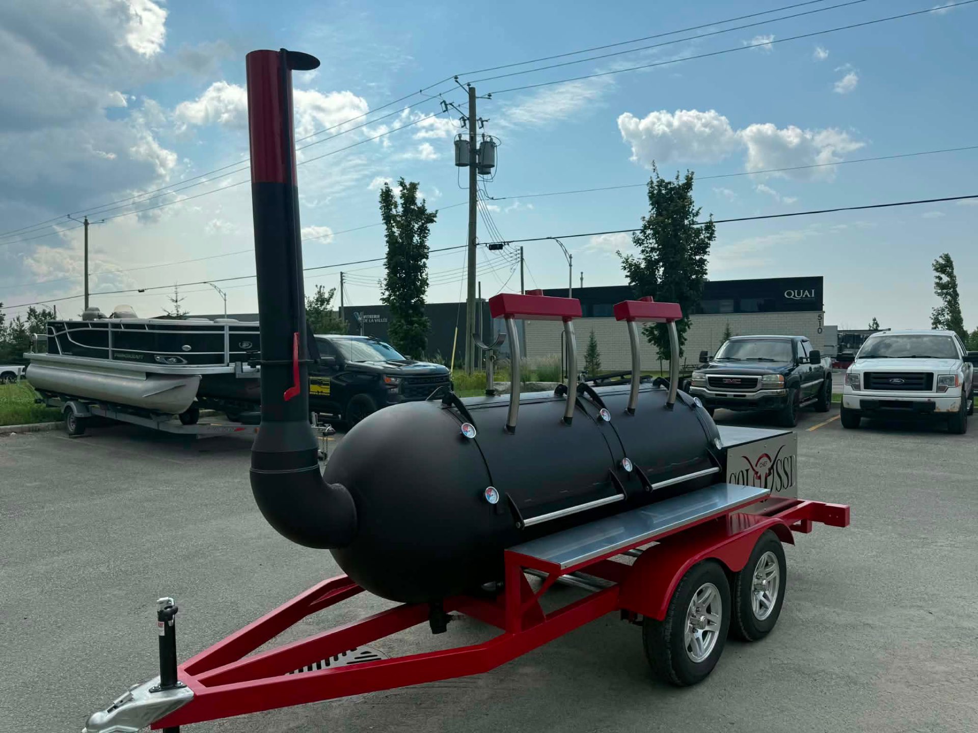 Chef Colosse smoker trailer